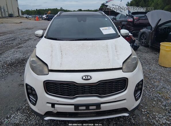 KNDPR3A6XH7126782 2017 KIA SPORTAGE White Vista del cuadro de instrumentos