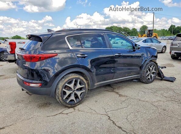 KNDPRCA60J7404689 2018 KIA SPORTAGE Black უკანა მარჯვენა