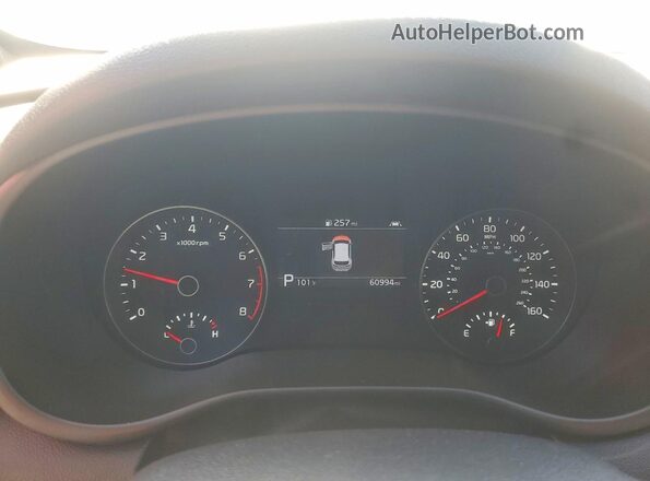 KNDPRCA63L7719585 2020 KIA SPORTAGE Gray Սարքավորումների վահանակի տեսք