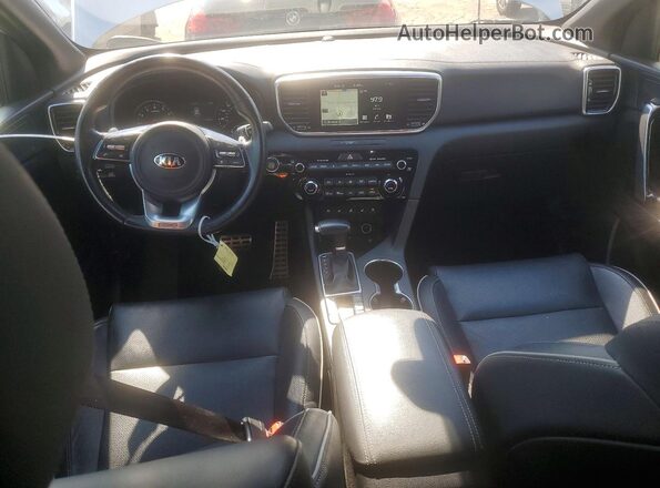 KNDPRCA63L7719585 2020 KIA SPORTAGE Gray Առջևի վահանակի տեսք
