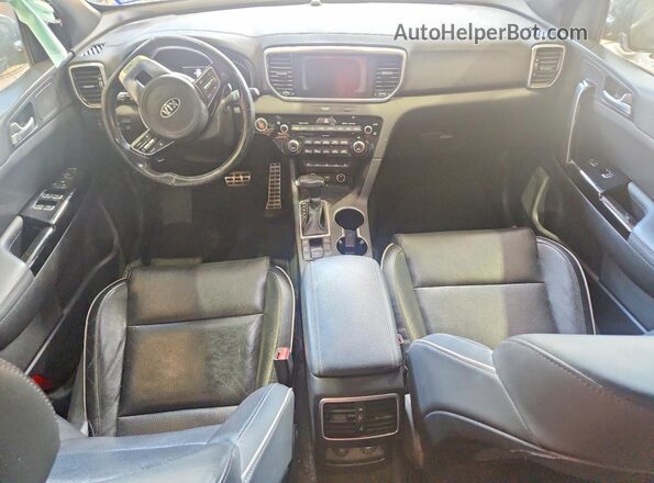 KNDPRCA64L7767113 2020 KIA SPORTAGE Black Dashboard view