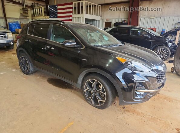 KNDPRCA64L7767113 2020 KIA SPORTAGE Black Front right