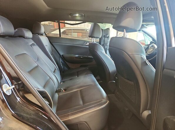 KNDPRCA64L7767113 2020 KIA SPORTAGE Black Rear seats view