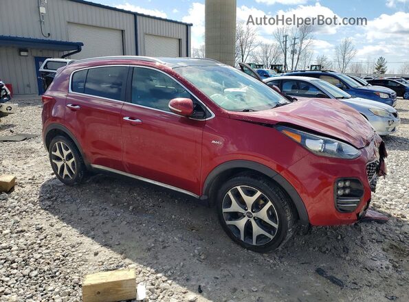 KNDPRCA65H7266822 2017 KIA SPORTAGE Red Przód prawy