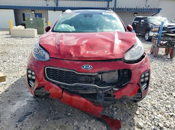 KNDPRCA65H7266822 2017 KIA SPORTAGE Red Widok z przodu