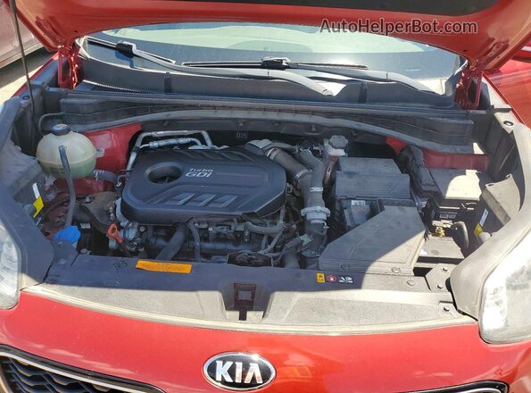 KNDPRCA65J7369700 2018 KIA SPORTAGE Красный Вид подкапотного пространства
