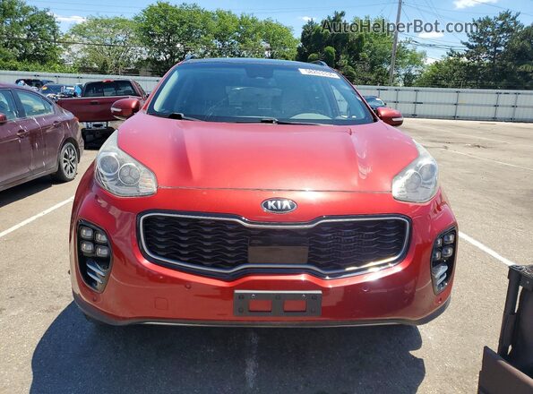 KNDPRCA65J7369700 2018 KIA SPORTAGE Красный Вид спереди