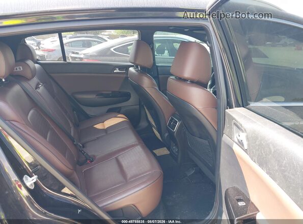 KNDPRCA66H7165157 2017 KIA SPORTAGE Black VIN კოდის სტიკერის ხედი