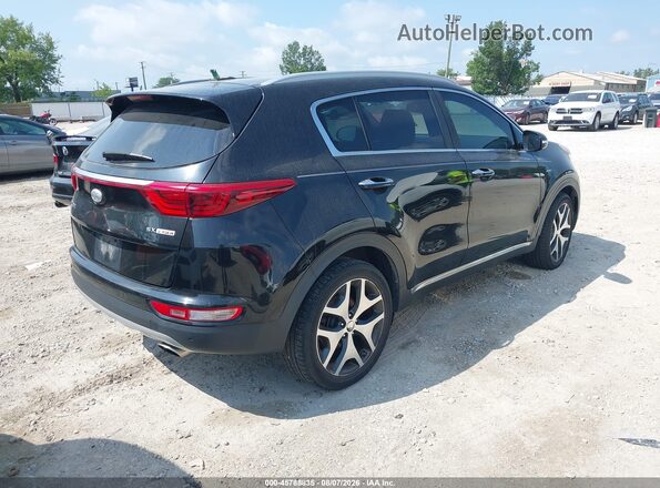 KNDPRCA66H7165157 2017 KIA SPORTAGE Black უკანა მარჯვენა