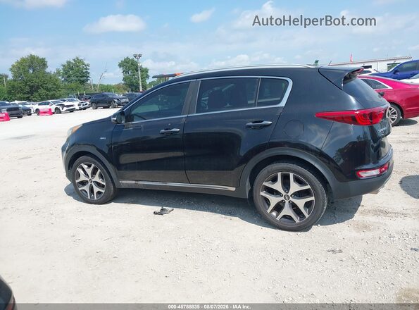 KNDPRCA66H7165157 2017 KIA SPORTAGE Black სალონის 360-გრადუსიანი ხედი