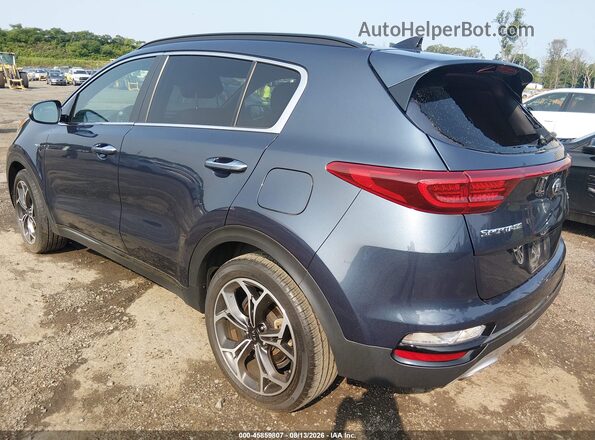 KNDPRCA67M7941497 2021 KIA SPORTAGE Blue Задня ліва чверть