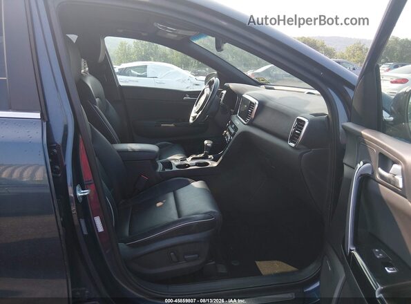 KNDPRCA67M7941497 2021 KIA SPORTAGE Blue Вид салону спереду