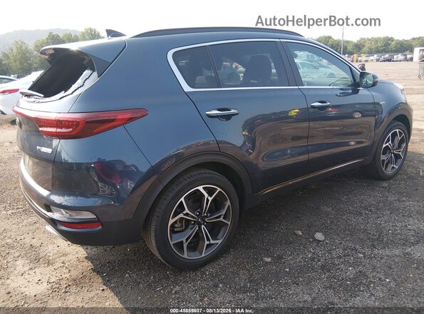 KNDPRCA67M7941497 2021 KIA SPORTAGE Blue Задня права чверть
