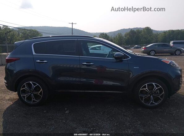 KNDPRCA67M7941497 2021 KIA SPORTAGE Blue Вид задньої частини салону