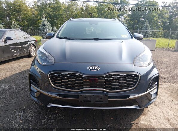 KNDPRCA67M7941497 2021 KIA SPORTAGE Blue Вид щитка приладів