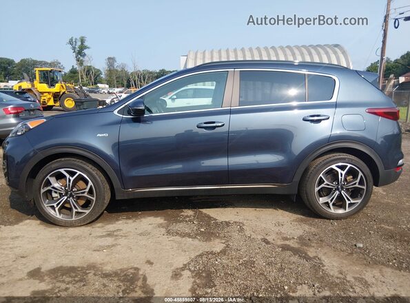 KNDPRCA67M7941497 2021 KIA SPORTAGE Blue Панорамний вид салону 360°