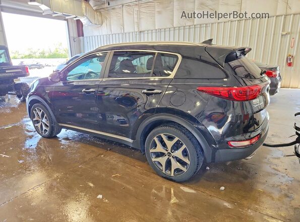 KNDPRCA68H7067456 2017 KIA SPORTAGE Black Trasero izquierdo