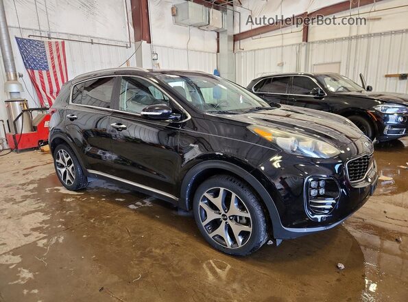 KNDPRCA68H7067456 2017 KIA SPORTAGE Black Delantero derecho