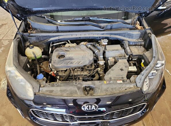 KNDPRCA68H7067456 2017 KIA SPORTAGE Black Vista del compartimento del motor
