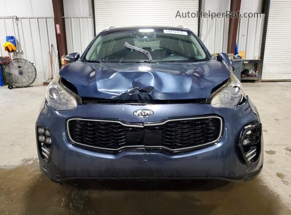 KNDPRCA69H7207806 2017 KIA SPORTAGE Blue Front view