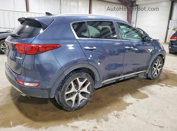 KNDPRCA69H7207806 2017 KIA SPORTAGE Blue Rear right