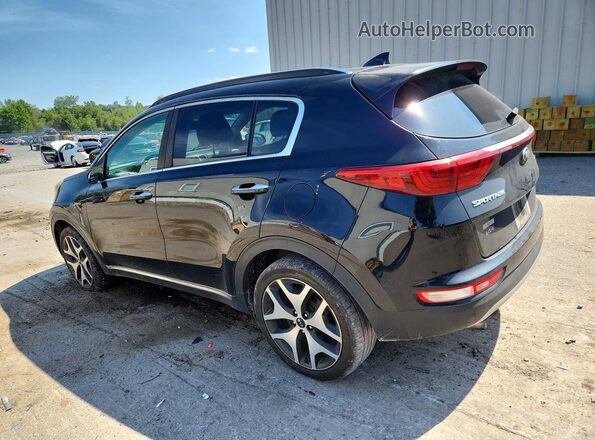 KNDPRCA69J7484901 2018 KIA SPORTAGE Black უკანა მარცხენა
