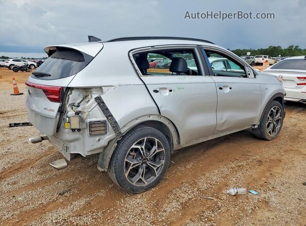 KNDPRCA69L7657190 2020 KIA SPORTAGE Silver Задня права чверть