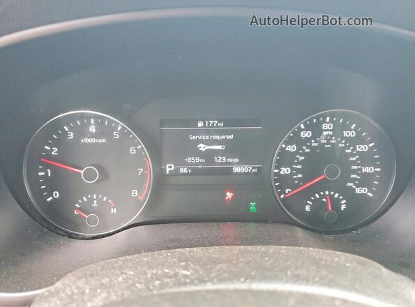 KNDPRCA69L7657190 2020 KIA SPORTAGE Silver Вид щитка приладів
