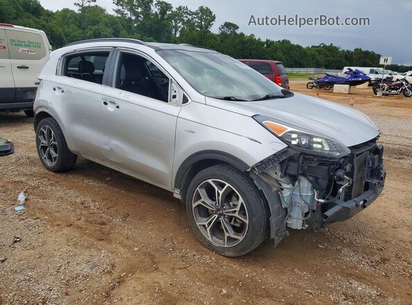KNDPRCA69L7657190 2020 KIA SPORTAGE Silver Передня права чверть