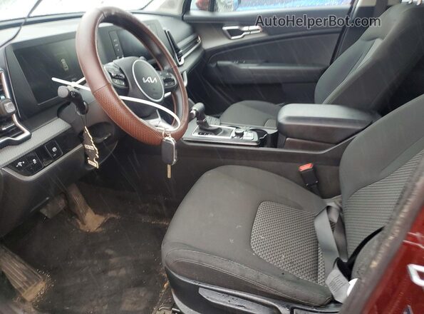 KNDPU3AF4P7138942 2023 KIA SPORTAGE Red Widok wnętrza z przodu