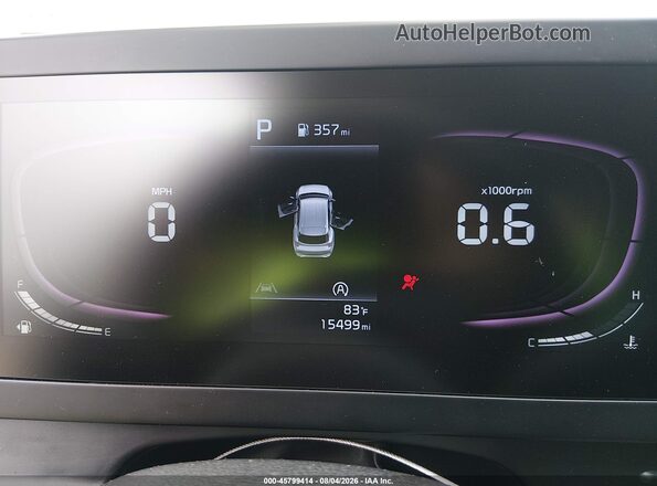 KNDPU3AFXP7175686 2023 KIA SPORTAGE Gray Vista de los asientos traseros