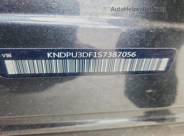 KNDPU3DF1S7387056 2025 KIA SPORTAGE Gray VIN sticker view