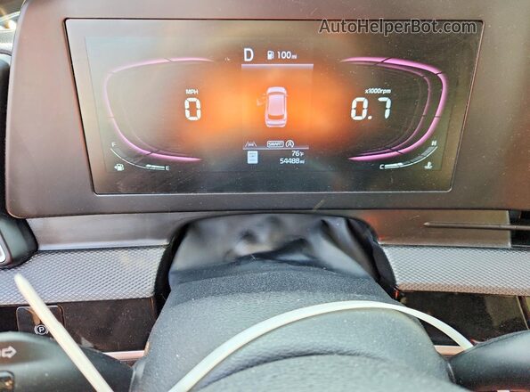 KNDPU3DF3R7244488 2024 KIA SPORTAGE Gray Widok zestawu wskaźników