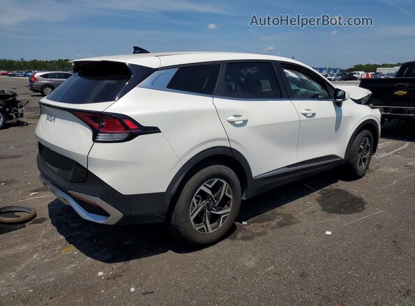 KNDPU3DF5S7387352 2025 KIA SPORTAGE White Trasero derecho
