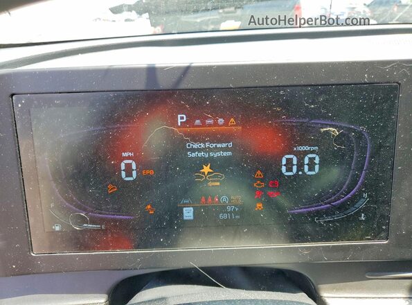 KNDPU3DF5S7387352 2025 KIA SPORTAGE White Vista del cuadro de instrumentos