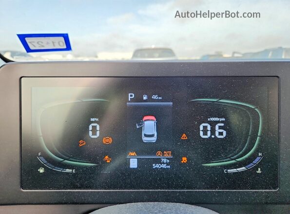 KNDPU3DF6R7275203 2023 KIA SPORTAGE Gray Widok zestawu wskaźników