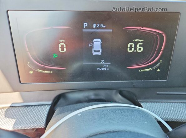KNDPUCAF1P7142690 2023 KIA SPORTAGE Black Vista del cuadro de instrumentos