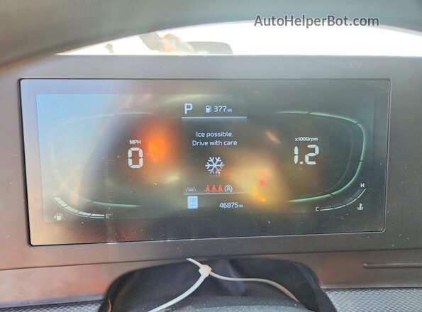 KNDPUCDF2R7278471 2024 KIA SPORTAGE White Vista del cuadro de instrumentos