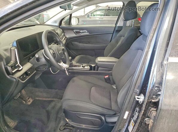 KNDPUCDF4S7405369 2025 KIA SPORTAGE Gray Widok wnętrza z przodu