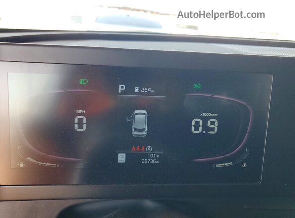 KNDPUCDF6R7214661 2024 KIA SPORTAGE Charcoal Instrument cluster view