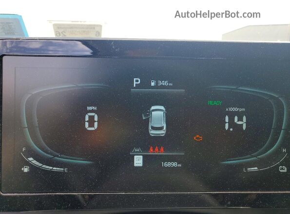 KNDPUCDG6S7195561 2025 KIA SPORTAGE White Vista del cuadro de instrumentos