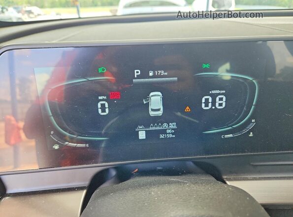 KNDPV3DF3R7268299 2024 KIA SPORTAGE Silver Вид щитка приладів