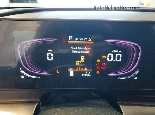 KNDPV3DF5R7311914 2024 KIA SPORTAGE Gray Instrument cluster view