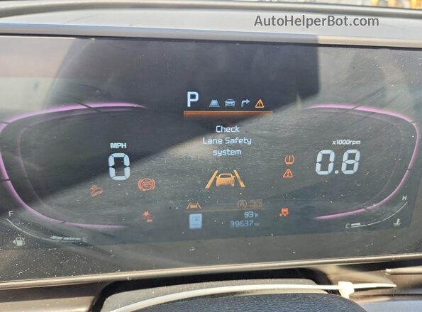 KNDPV3DF5R7324713 2024 KIA SPORTAGE Gray Widok zestawu wskaźników