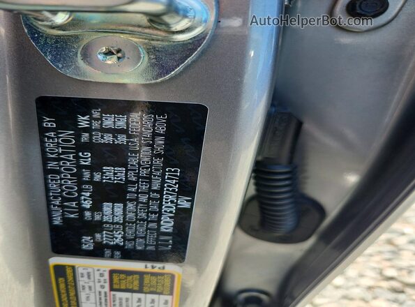 KNDPV3DF5R7324713 2024 KIA SPORTAGE Gray Widok wnętrza 360 stopni