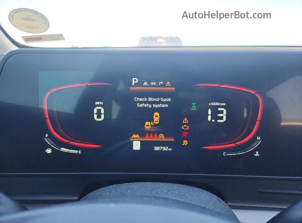 KNDPVCAF6P7125252 2023 KIA SPORTAGE Gray ხელსაწყოთა პანელის ხედი