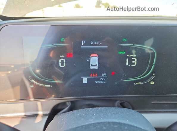 KNDPVCAG3P7016580 2023 KIA SPORTAGE Black Instrument cluster view