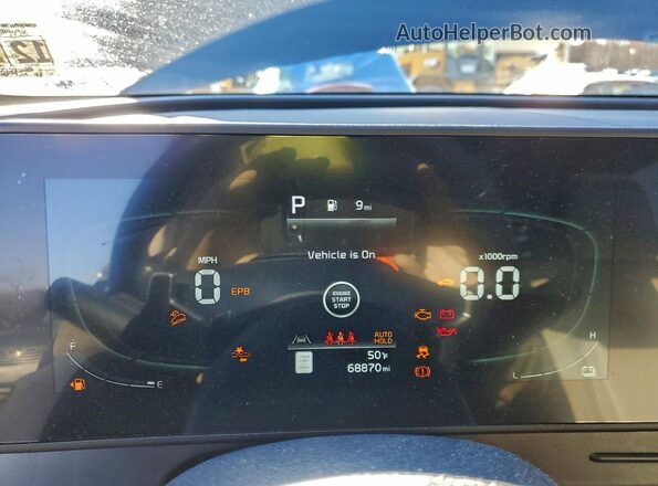 KNDPVCAG3P7041155 2023 KIA SPORTAGE Blue Instrument cluster view