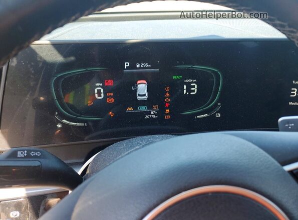 KNDPVCAG3P7099458 2023 KIA SPORTAGE White Instrument cluster view