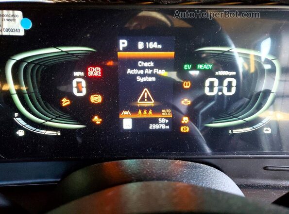 KNDPVCAG3P7116419 2023 KIA SPORTAGE Синий Вид щитка приборов